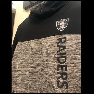 Black and Gray Raiders Hoodie